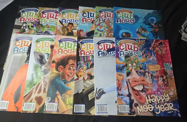 12 FOCUS ON the Family Club House Magazines 2022 Complete £11.16 ...