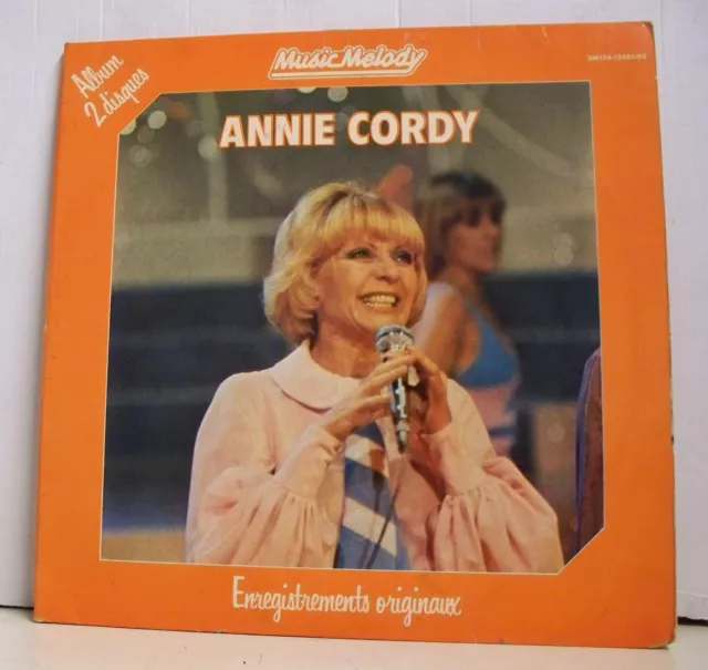 2 x 33T Annie CORDY Vinyles LP 2 DISQUES MUSIC MELODY Enr. Or. MFP 209