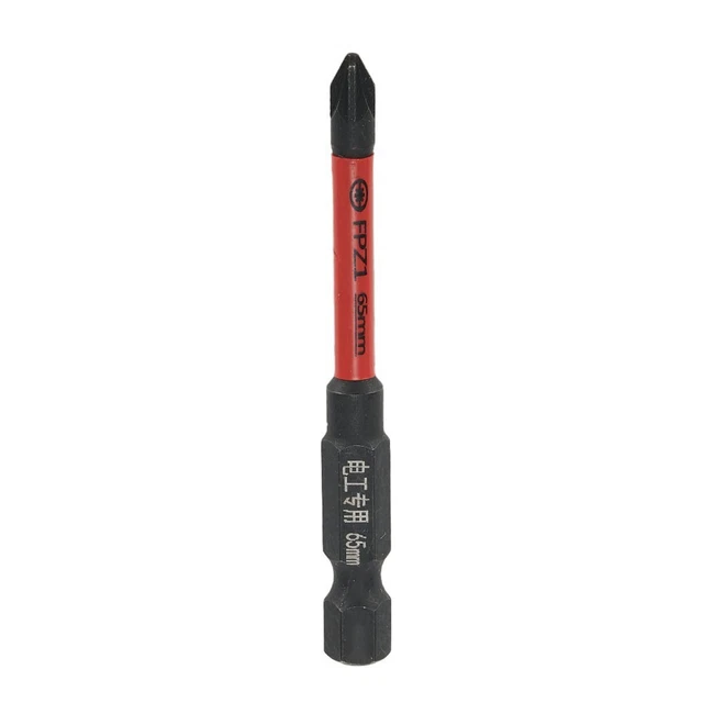 10er Set Magnetische Kreuzschraubendreher-Bits Für Elektriker – Phosphatierte Behandlung, Größen FPZ1/2/3, Längen 65–110 Mm