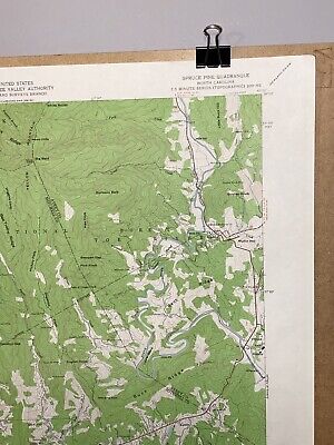 Spruce Pine Pisgah Forest North Carolina Tennessee Valley Authority TVA 1960 Map 3