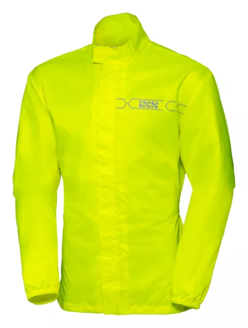 IXS Nimes 3.0 Motorrad Regenjacke wasserdicht leicht reflektierend neon fluogelb