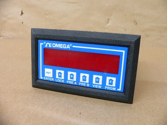 Omega DP-F64-A DPF64-A 6-Digit Analog Ratemeter Analog & Relay Outputs 110V 5Hz