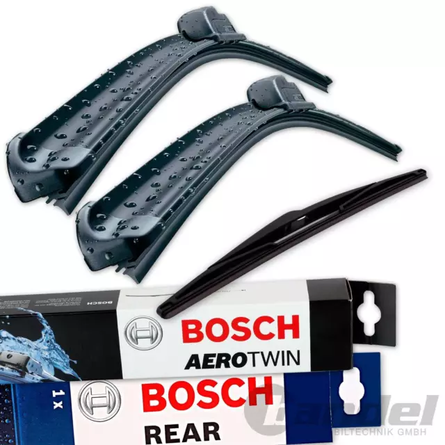 BOSCH AEROTWIN SCHEIBENWISCHER VORNE HINTEN für VOLVO XC60 ERST ab Bj. 7/2010