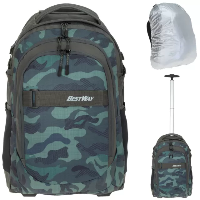 Bestway Trolley Rucksack Evolution Packer Schultrolley Rucksack 40244 Camo +r