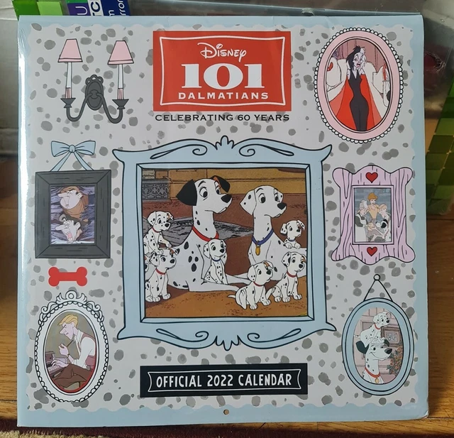 OFFICIAL DISNEY 101 Dalmatians 2022 Calendar Square Wall,by danilo