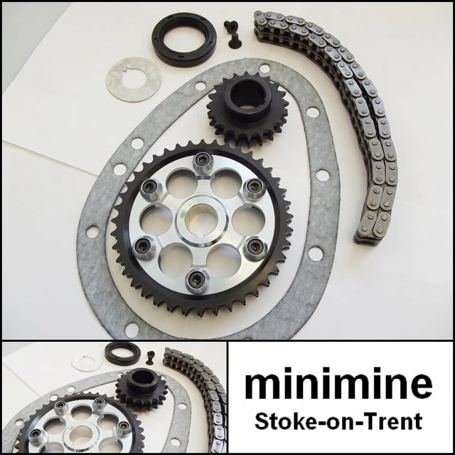 CLASSIC MINI DUPLEX Timing Chain Conversion Kit Inc. Vernier Cam Gear