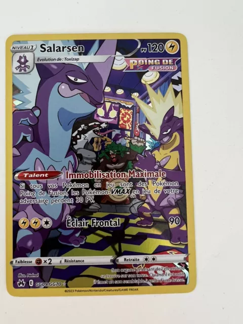 Carte Pokémon Salarsen GG09/GG70 EB12.5 Epée & Bouclier Zenith Suprême FR NEUF