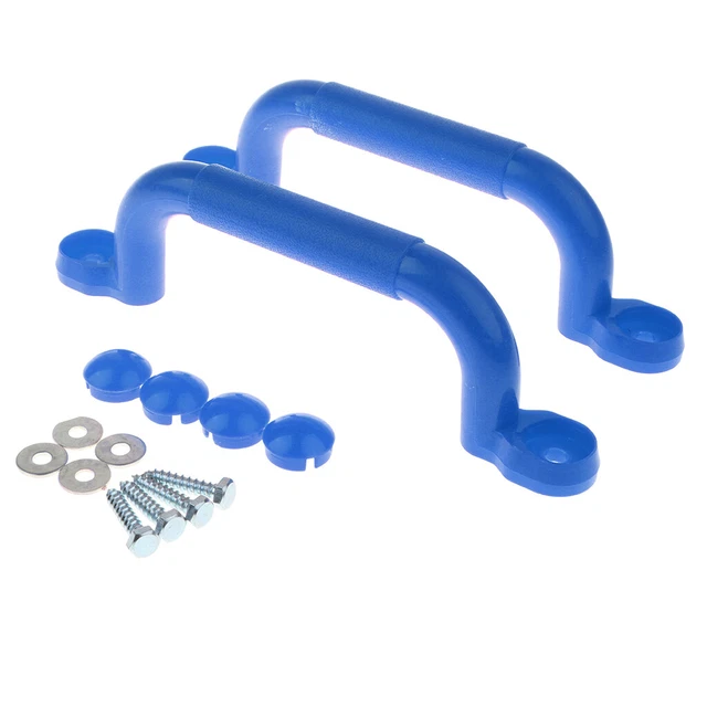 1 Paar Sicherheit rutschfeste Klettergerüst Befestigungsschrauben Kits Blau