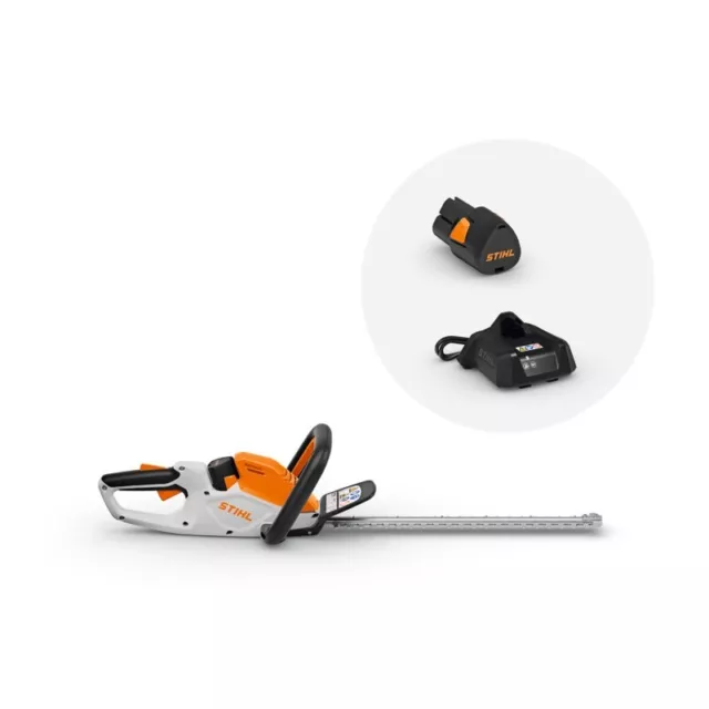 Tagliasiepi A Batteria Stihl Hsa 30 Lama 45 Con Batteria As 2 + Caricabatteria