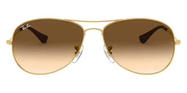 Ray-Ban 0RB3362 Sunglasses Men Gold Aviator 56mm New 100% Authentic