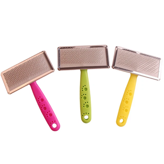 Hair Remover Tool Dog Slicker Brush Medium Pet Comb Self-cleaning