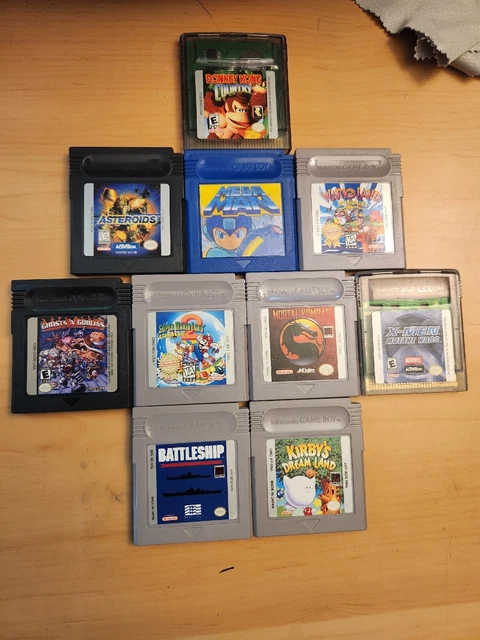 Gameboy Color Game Lot, Working Saves with Megaman Flashcart Gameboy Color Game Lot, Working Saves with Megaman Flashcart