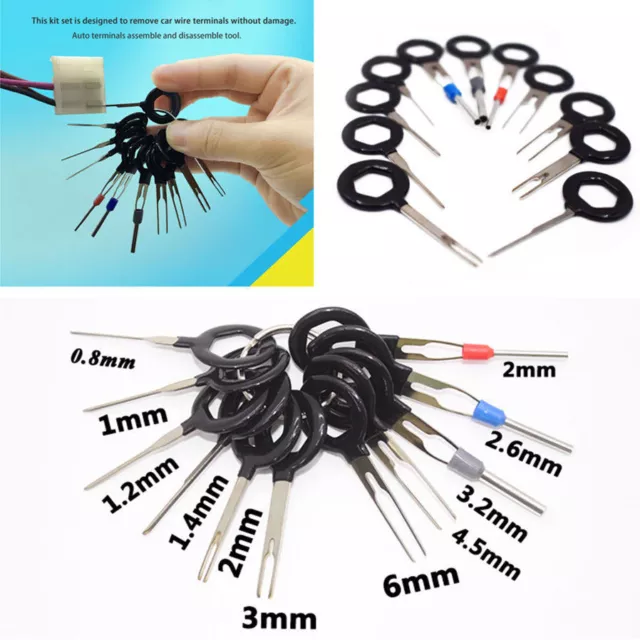 11Pc Terminal Removal Tool Car Electrical Wiring Crimp Connector Pin Extractor