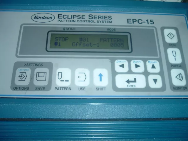 Controller Pattern Nordson Epc-15 Eclipse Plus Ps 40 Alimentatore Entrambi Funzionanti Controller Pattern Nordson Epc-15 Eclipse Plus Ps 40 Alimentatore Entrambi Funzionanti