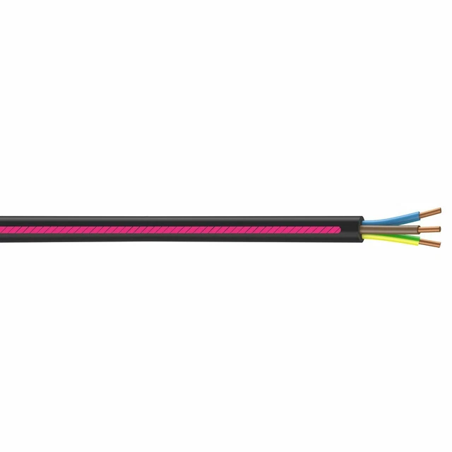 Cable Electrique Au Metre U1000R2V Noir 3X1,5 Mm² Circuit Eclairage Fil Cuivre