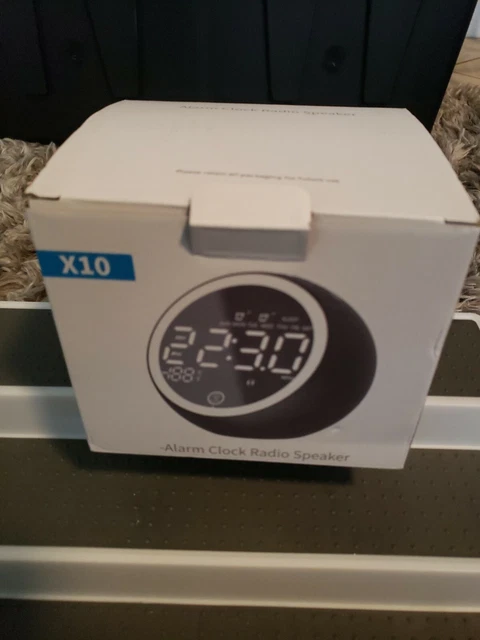 alarm clock radio bluetooth speaker