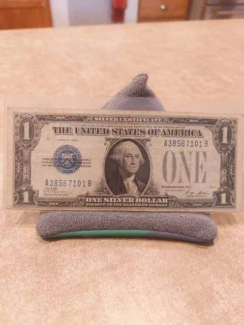 $1 Dollar Note , Series of 1928 A, Silver Certificate, Fr#1601