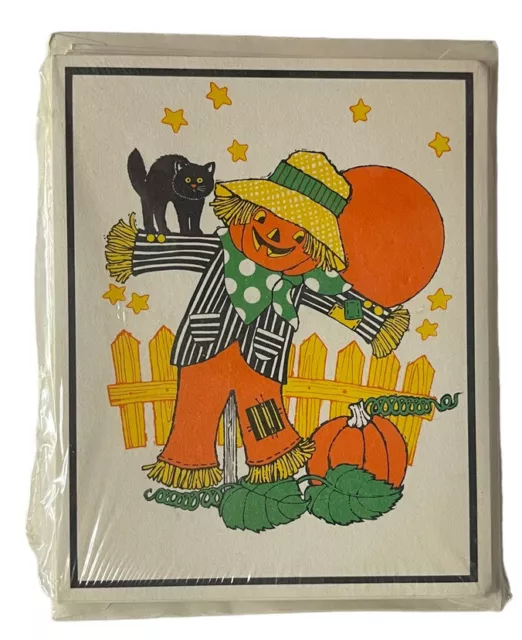 Vintage 1979 Current, Inc. 3609 Halloween Invitations 12 Cards/Envelopes NOS