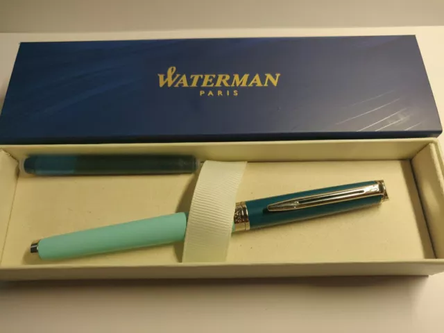 Waterman Hemisphere Füller, Feder M, Colour Blocking Green, In Box, Neu