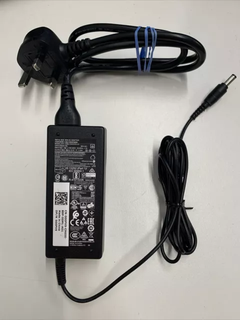 GENUINE Dell Laptop Charger 19.5V-3.34A, 65W (4.5mmx 3.0mm Pin) with Power Lead