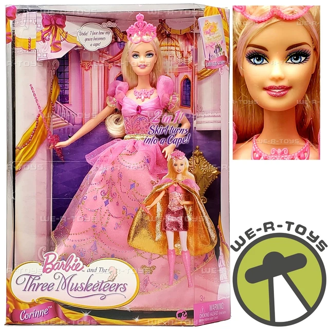 BARBIE AND THE Three Musketeers Corinne Doll 2008 Mattel N7003 178.63 PicClick UK