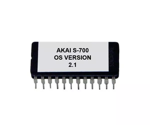 Akai S-700 S700 Eprom Latest OS Version 2.1 Firmware Update Mise Smx-0007