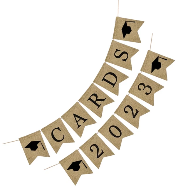 1 Impostare Graduation 2023 Grads Banner Banner Graduation Bunting Sfondo Foto