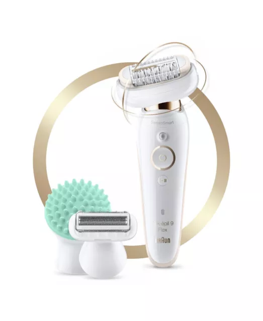 New Braun Silk-Épil 9 Flex Epilator With Massage Pad