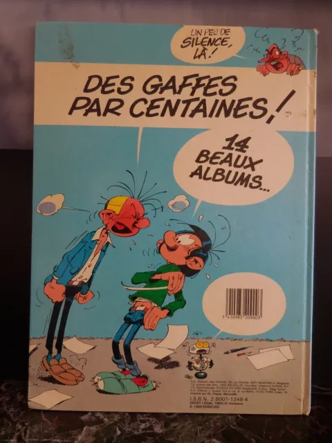 Gaston Gaffes et gadgets Franquin Jean Dupuis 1985 ARTBOOK by PN 2
