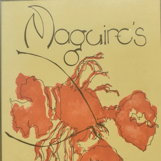 2000S MAGUIRE'S BAYFRONT Restaurant Menu Ocean Beach Fire Island Long