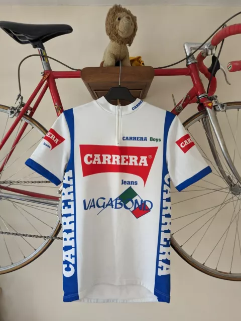 Vintage Carrera Vagabond cycling jersey - Size 4 - Roche Chiappucci Pantani Tafi