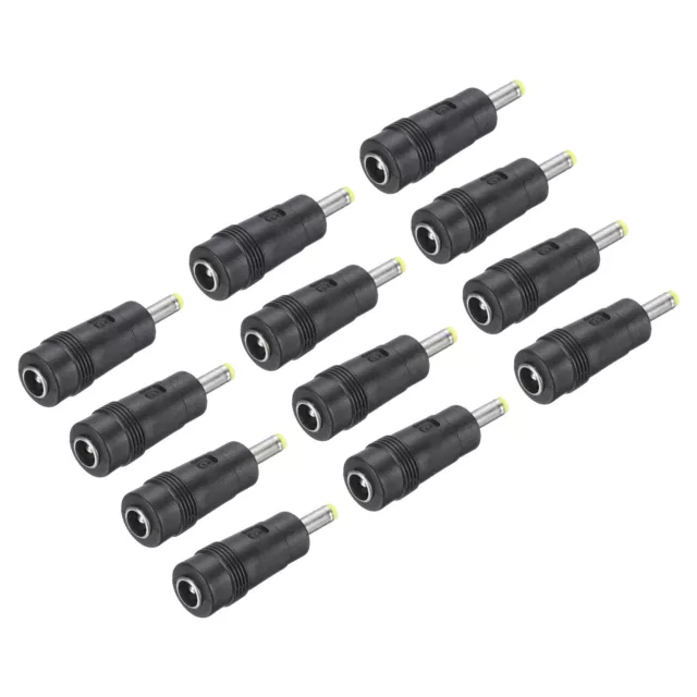 12Pcs DC Power Connector Adapter, 5.5x2.1mm Female Jack to 4.0x1.7mm Male