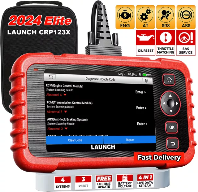 Launch X431 CRP123X Valise Diagnostic Auto Multimarque, OBD2 Diagnostic Français