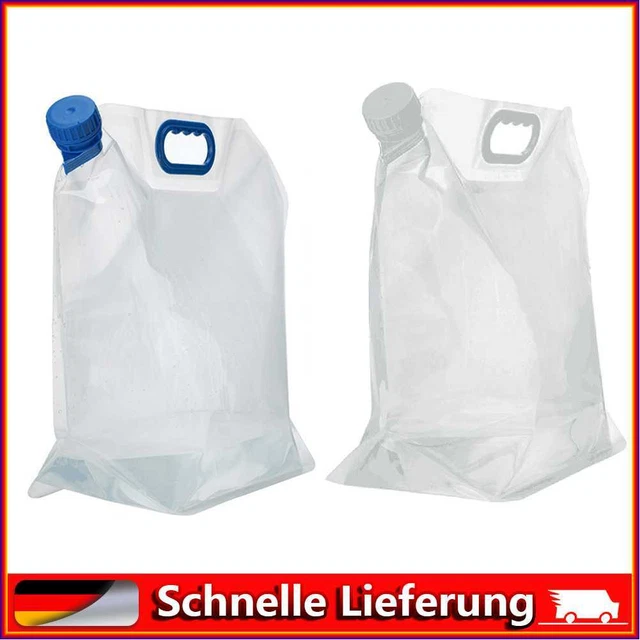 Bolsas de agua portátiles para exteriores plegables para automóvil de viaje portabebidas kits de tanque de agua