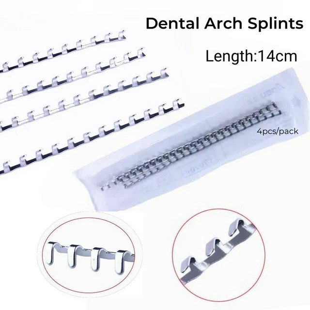 DENTAL ARCH SPLINTS Wire Splint Orthodontic Jaw Fracture Accessories ...