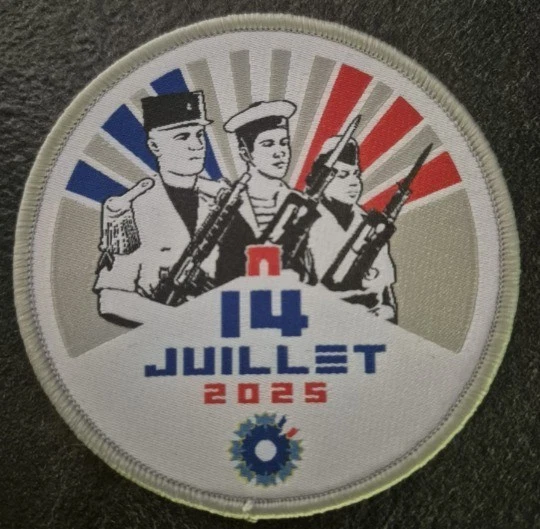 PATCH/ECUSSON OFFICIEL 14 juillet 2025/velcro a dos EUR 29,99 - PicClick FR