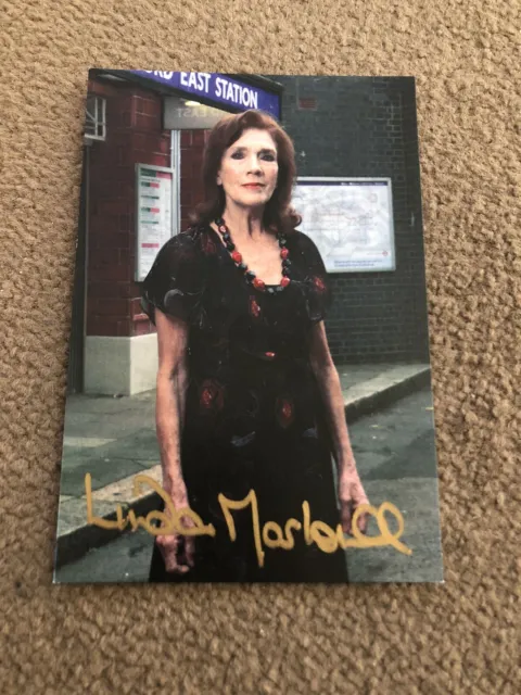 Linda Marlowe (Eastenders) Signed Publicity Card