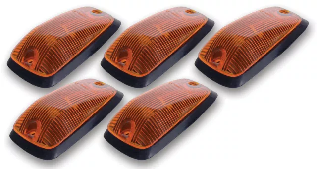 Pacer 20-220 Amber Hi-5 Cab Roof Light Kit,