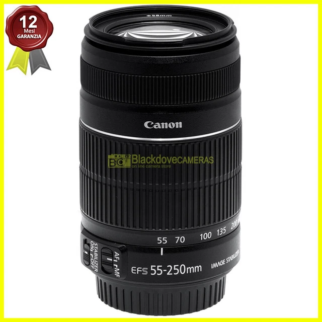 CANON EFS 55/250MM F45,6 Is II Objectif Zoom Af pour Caméras Numériques Aps EUR 251,06