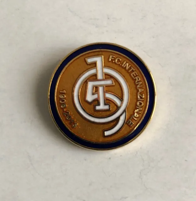 INTER FC PINS  "CENTOCINQUE ANNI DI VITA" clips (bottone)