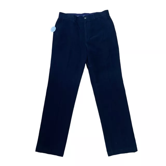 Blue Harbour Moleskin Trousers Mens W34 L33 Navy Italian Fabric Cotton New