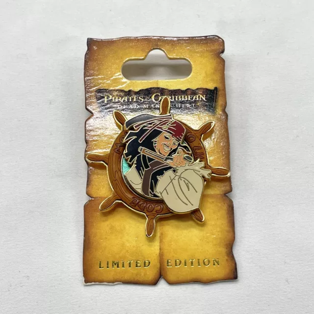 PTU Disney Pin Most Likely to Live By Code Jack Sparrow LE 500 Johnny Depp