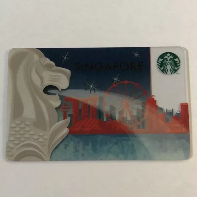 Starbucks 2015 Singapore Merlion Gift Card