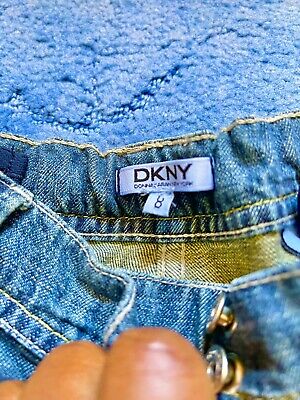 Le ragazze DKNY JEANS Pantaloni Taglia 8 anni 3