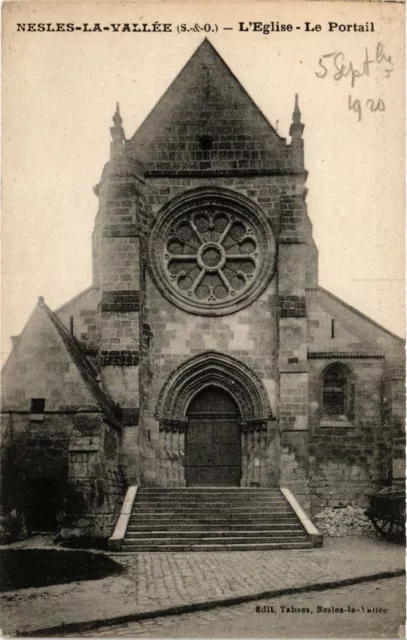 CPA AK NESLES-the-VALLEY - The Church - The Portal (350202)