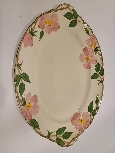 Vintage Franciscan Desert Rose Serving Platter Plate Dish Made In USA 14" LOT #1