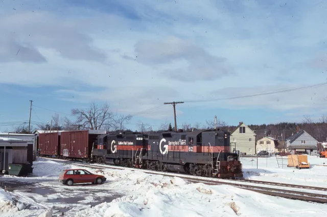 Duplicate Train Slide Springfield Terminal  GP-9 #62 02/1998 Oakland
