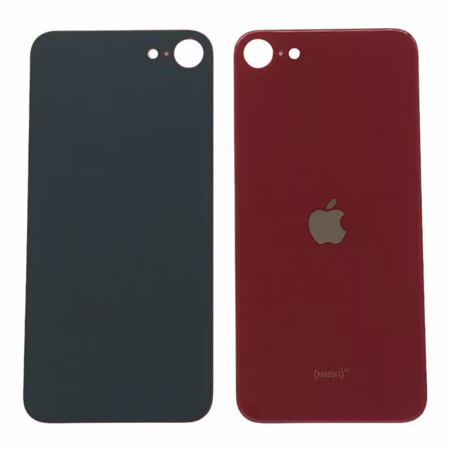 Tapa Cristal Trasera Para IPhone SE 2020 Color Rojo Envió 24Horas