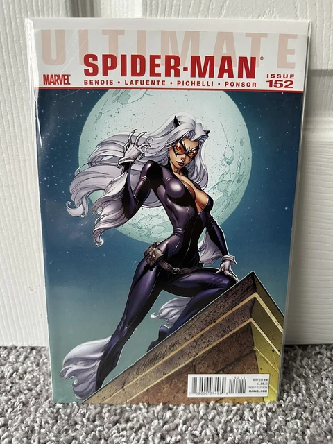 Ultimate Spider-Man 152 Campbell Black Cat cover VF/NM