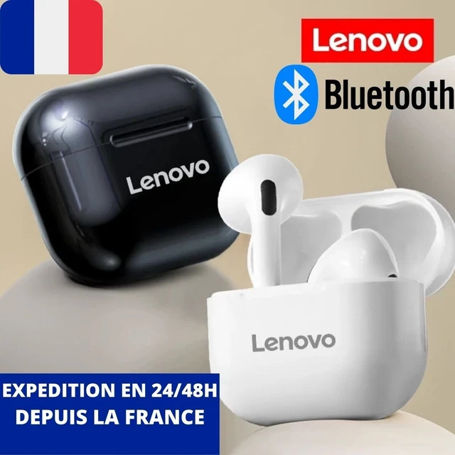 LENOVO - écouteur sans fil - bluetooth - touche tactile - micro intégrée - NEUF